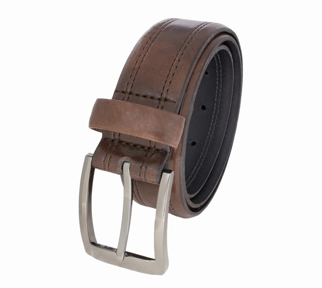 Custom Leather Double Stitched Chicago Screw 10235CS-13 Brun Foncé - Boutique du Cordonnier