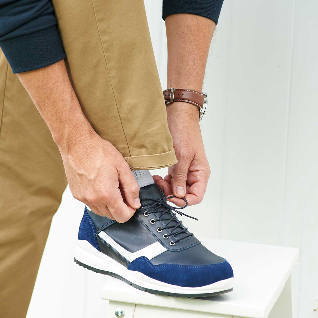 DB Shoes BENEDICT 89240N Marine/Blanc - Boutique du Cordonnier