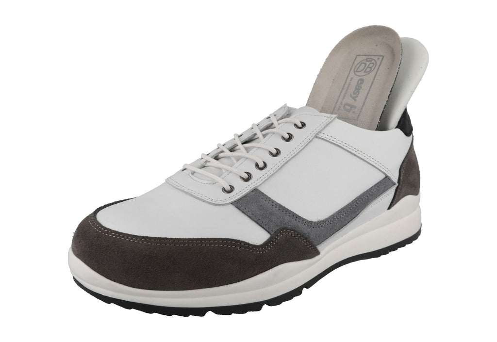 DB Shoes BENEDICT 89240W Blanc/Gris - Boutique du Cordonnier