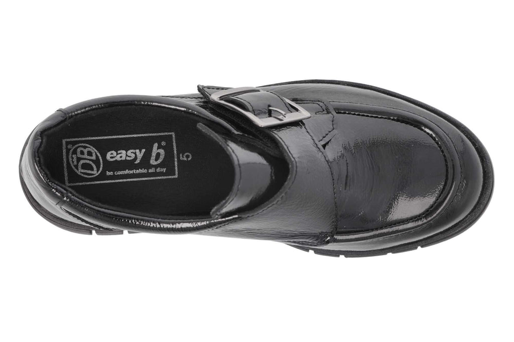 DB Shoes KIRBY 7532Q Black Crinkly - Boutique du Cordonnier