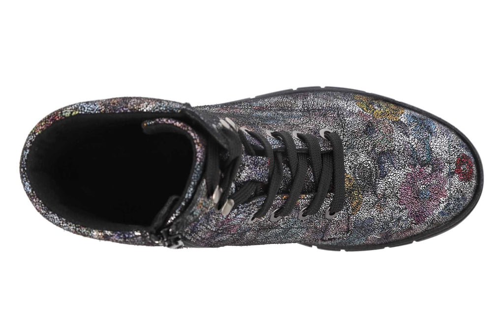 DB Shoes PERSHORE 75238X Black Floral - Boutique du Cordonnier