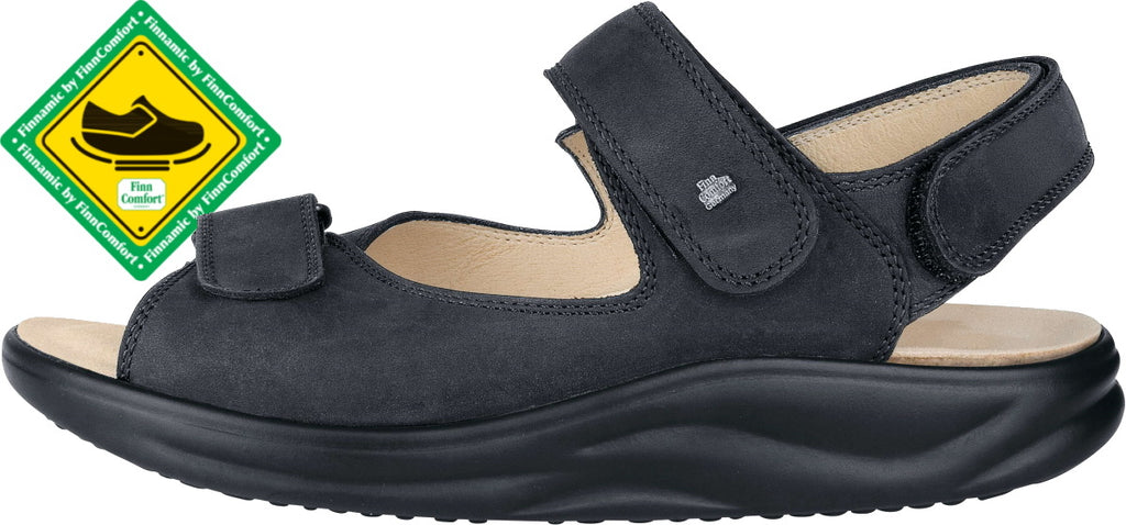 Finn Comfort FINNAMIC CORINTH 1550-046099 Black - Boutique du Cordonnier