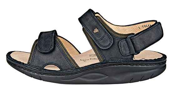 Finn Comfort FINNAMIC YUMA 1561-900542 Schwarz/Olive | Semelles Berceaux - Boutique du Cordonnier