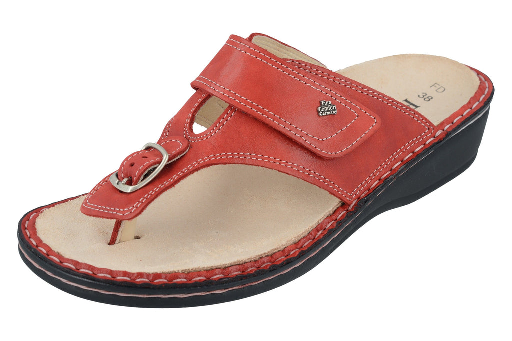 Finn Comfort PHUKET 2533-702147 Red Kennedy - Boutique du Cordonnier