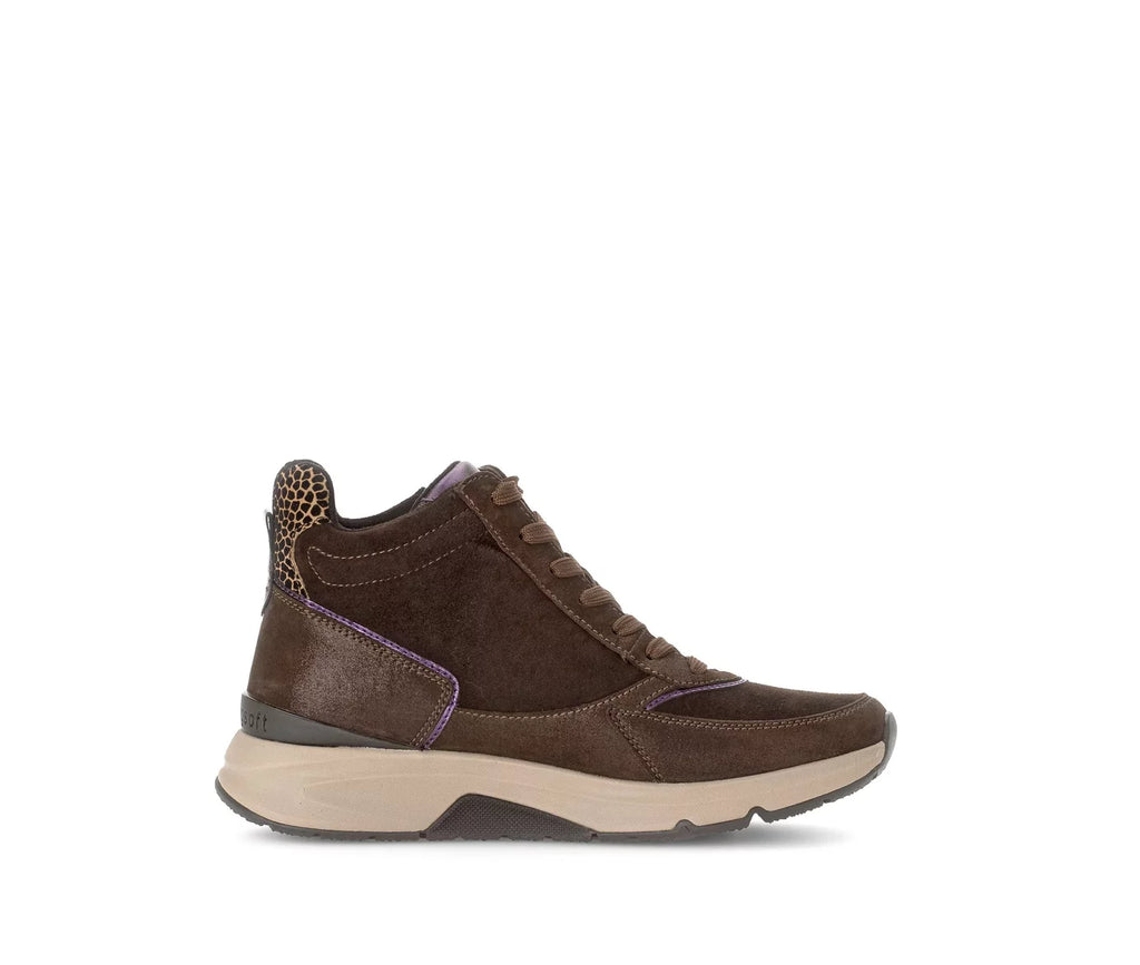 Gabor 76.887.43 Choco/Melanza | Rolling Soft - Boutique du Cordonnier