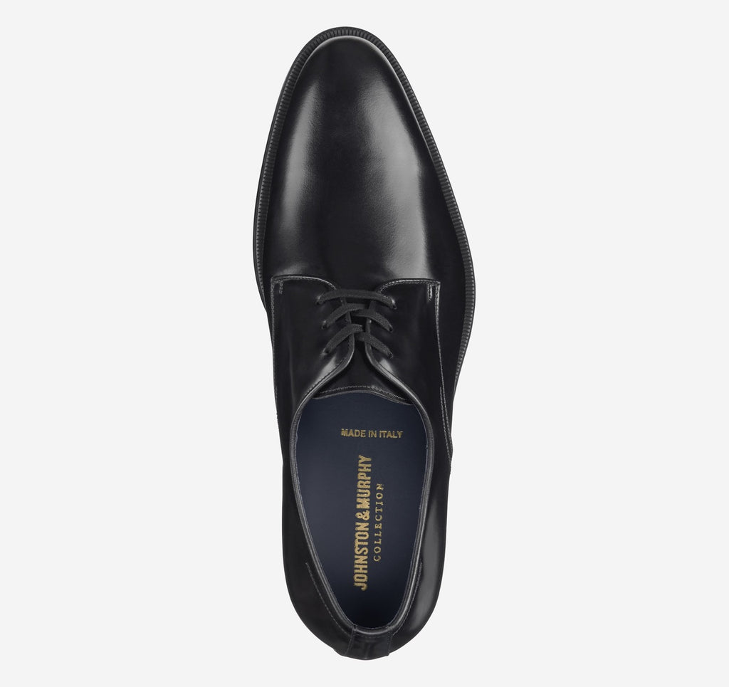 Johnston & Murphy FLYNCH Plain Toe 24-6325 Noir | Fabriqué en Italie - Boutique du Cordonnier