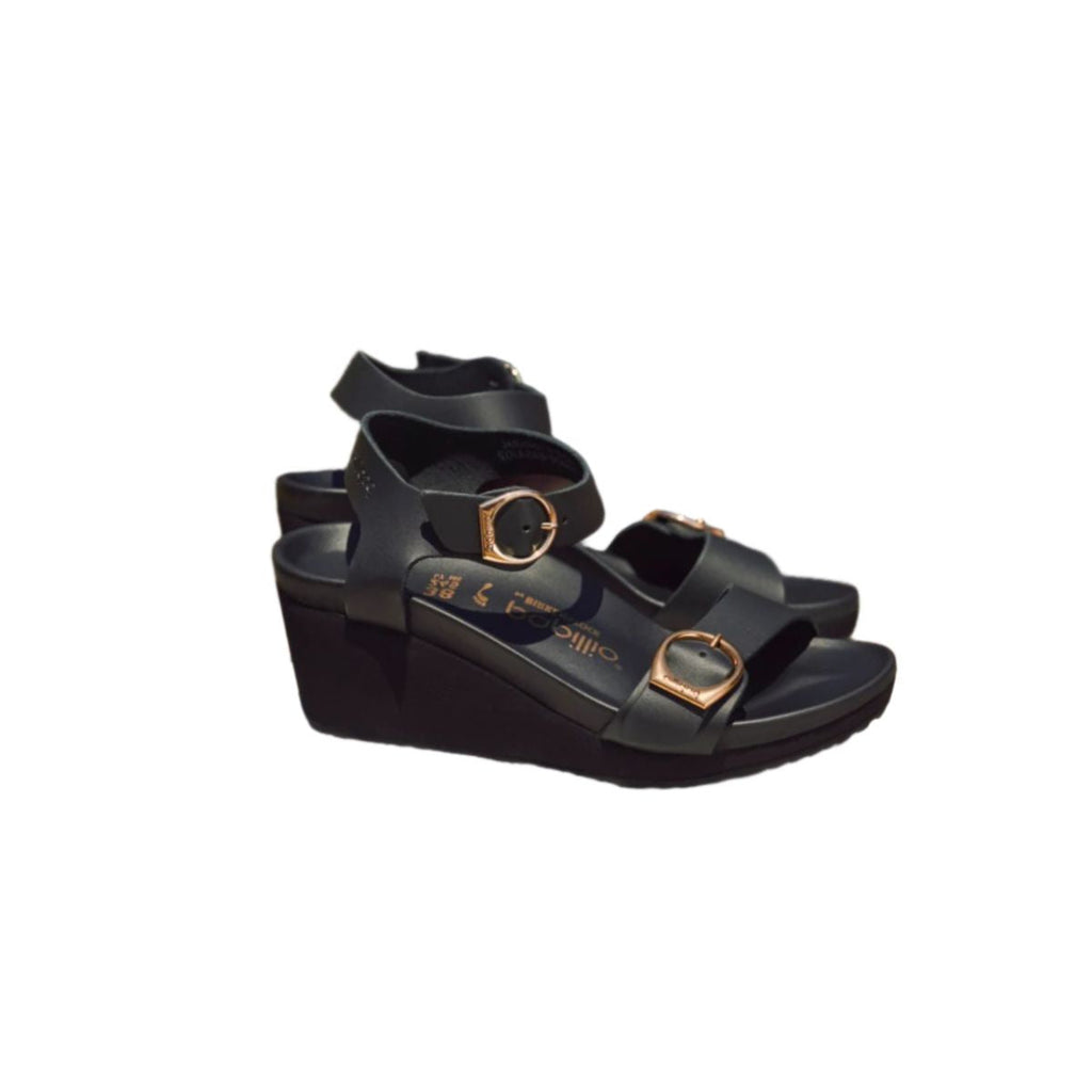 Birkenstock Papillio SOLEY 1029091 Noir | Cuir Largeur Étroite - Boutique du Cordonnier