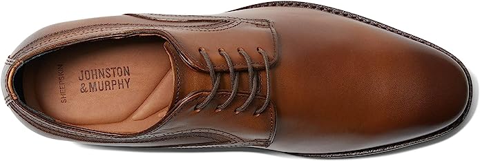 Johnston & Murphy DANRIDGE Plain Toe 15-8010 Tan - Boutique du Cordonnier