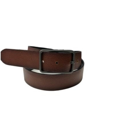 Lindenmann Ceinture en cuir li-2246-08 Noir/Brun Réversible - Boutique du Cordonnier