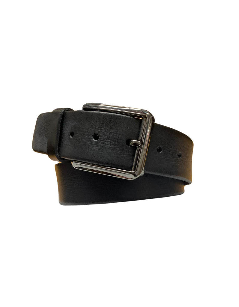 Lindenmann Ceinture en cuir li-368-10 Noir - Boutique du Cordonnier