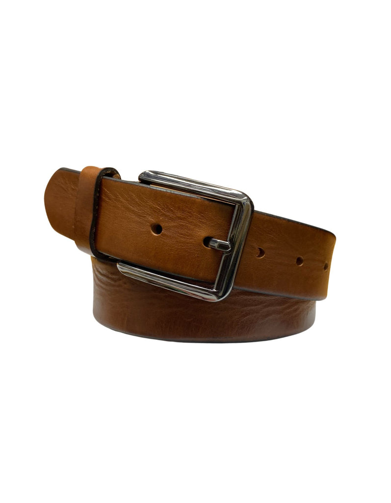 Lindenmann Ceinture en cuir li-368-22 Cognac - Boutique du Cordonnier