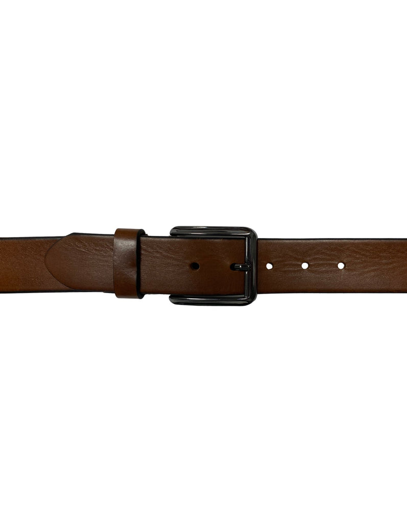 Lindenmann Ceinture en cuir li-368-22 Cognac - Boutique du Cordonnier