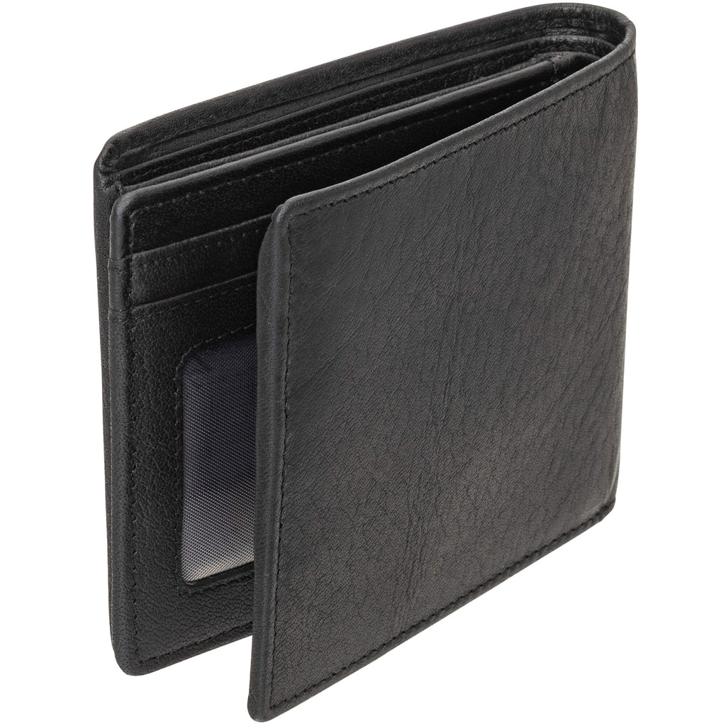 Mancini Portefeuille RFID avec volet au centre et pochette pour la monnaie 99-54183 | Cuir Buffalo - Boutique du Cordonnier