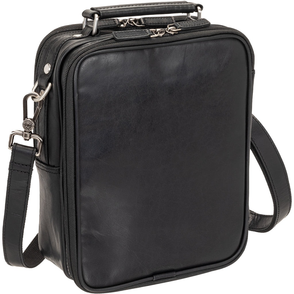 Mancini Buffalo Grand sac unisexe avec organisateur arrière à fermeture éclair 99-5412 | Cuir - Boutique du Cordonnier