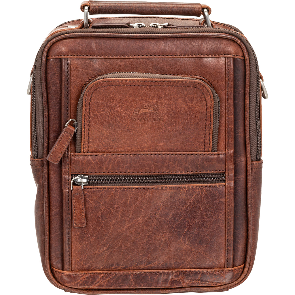 Mancini Buffalo Grand sac unisexe avec organisateur arrière à fermeture éclair 99-5412 | Cuir - Boutique du Cordonnier