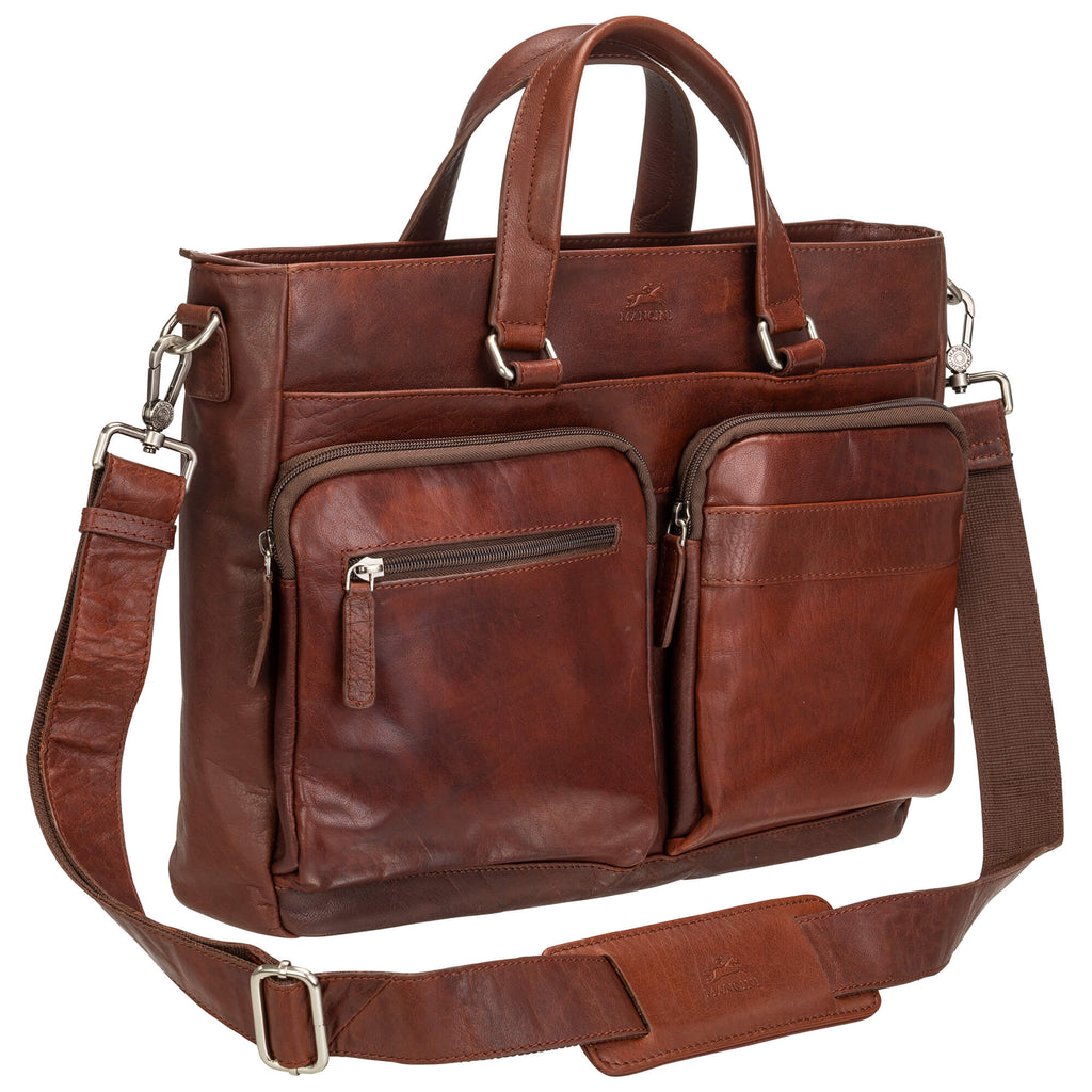 Mancini Fourre-tout pour portable 14po 99-5484 | Cuir - Boutique du Cordonnier