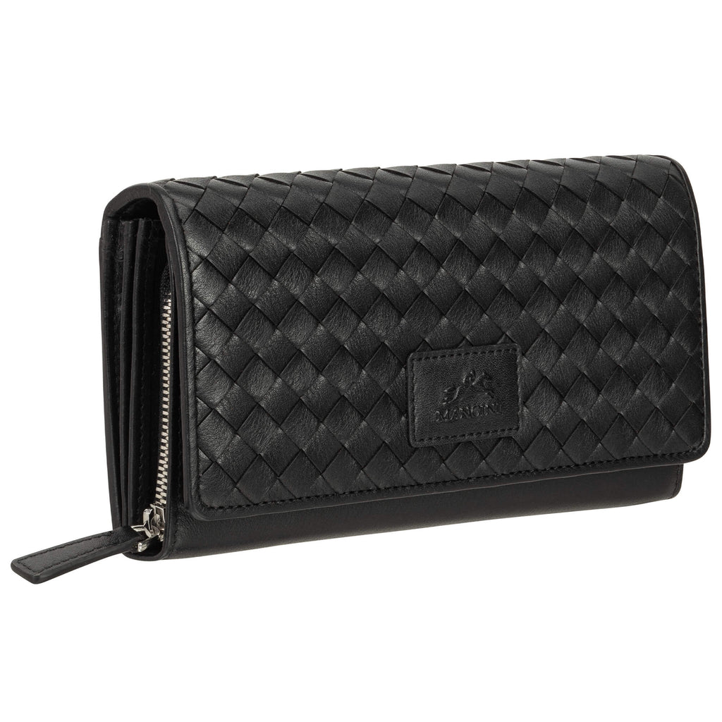 Mancini Panier Tissé portefeuille RFID "clutch” 6500376 | Cuir - Boutique du Cordonnier