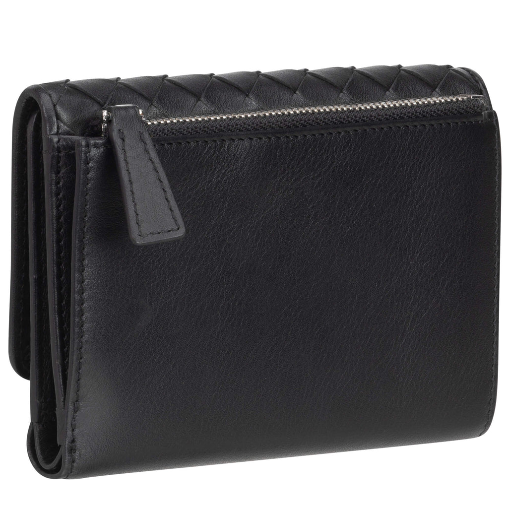 Mancini Panier Tissé portefeuille RFID moyen 6500377 | Cuir - Boutique du Cordonnier