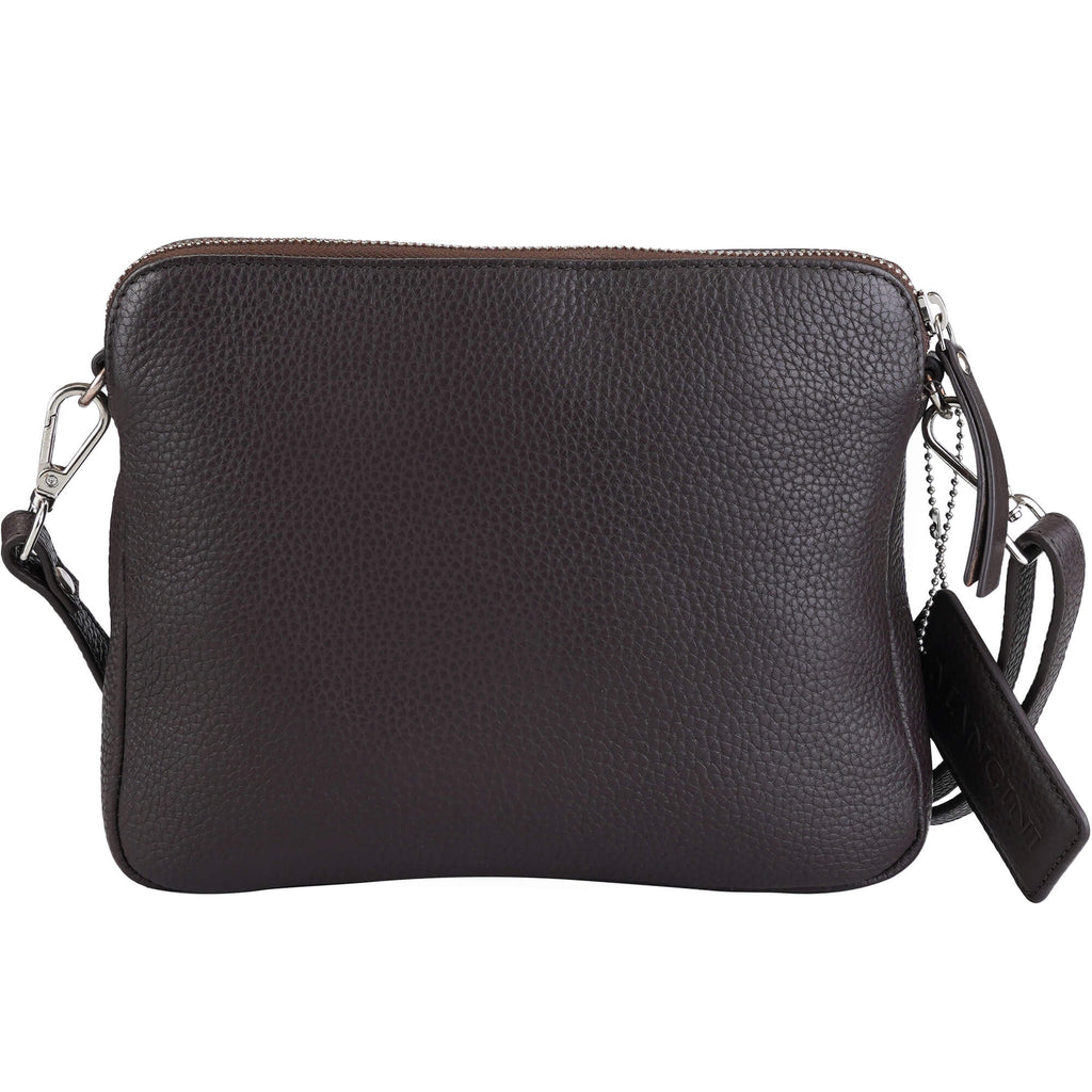 Mancini Pebbled Petit sac à bandoulière Valerie HBP1075 | Cuir - Boutique du Cordonnier