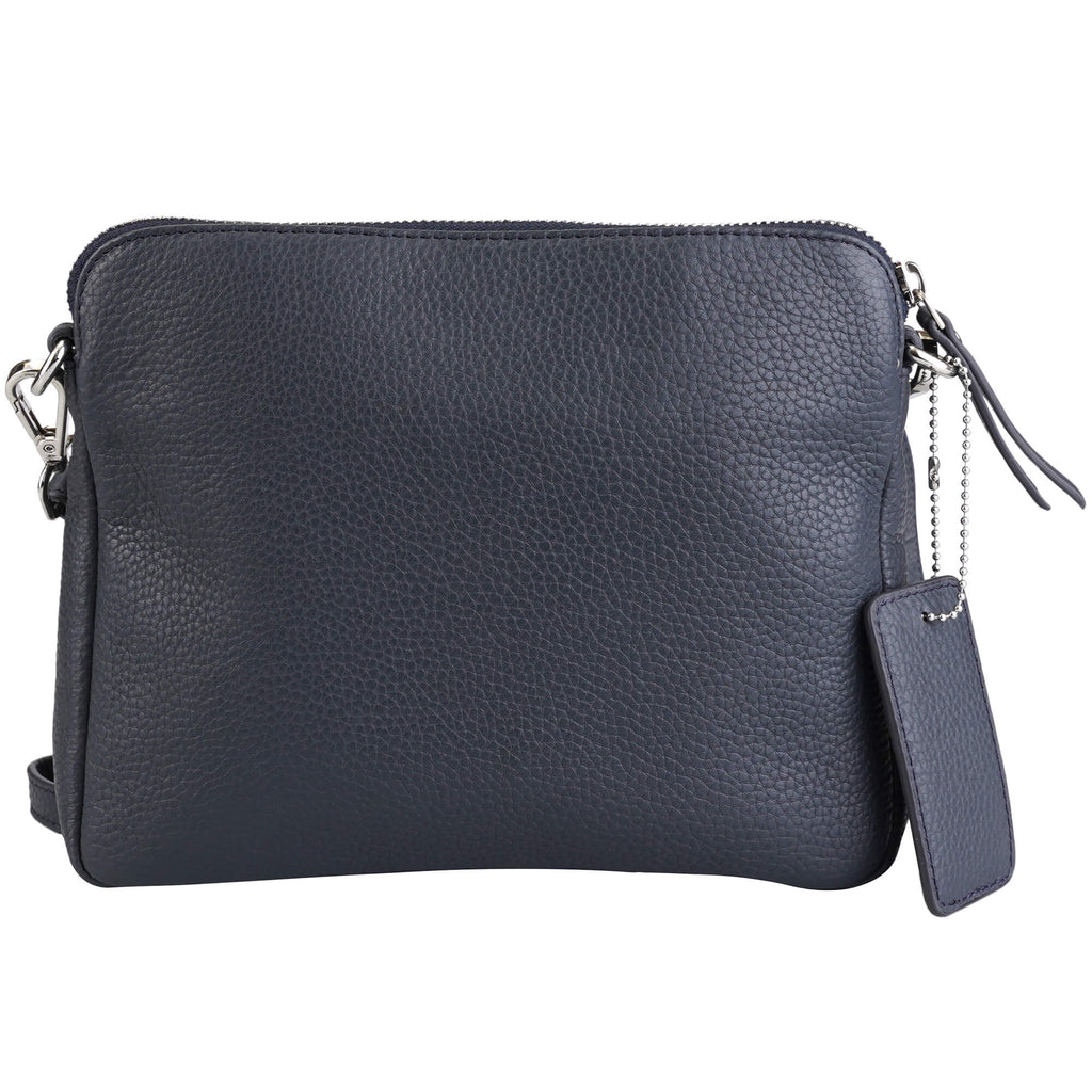 Mancini Pebbled Petit sac à bandoulière Valerie HBP1075 | Cuir - Boutique du Cordonnier