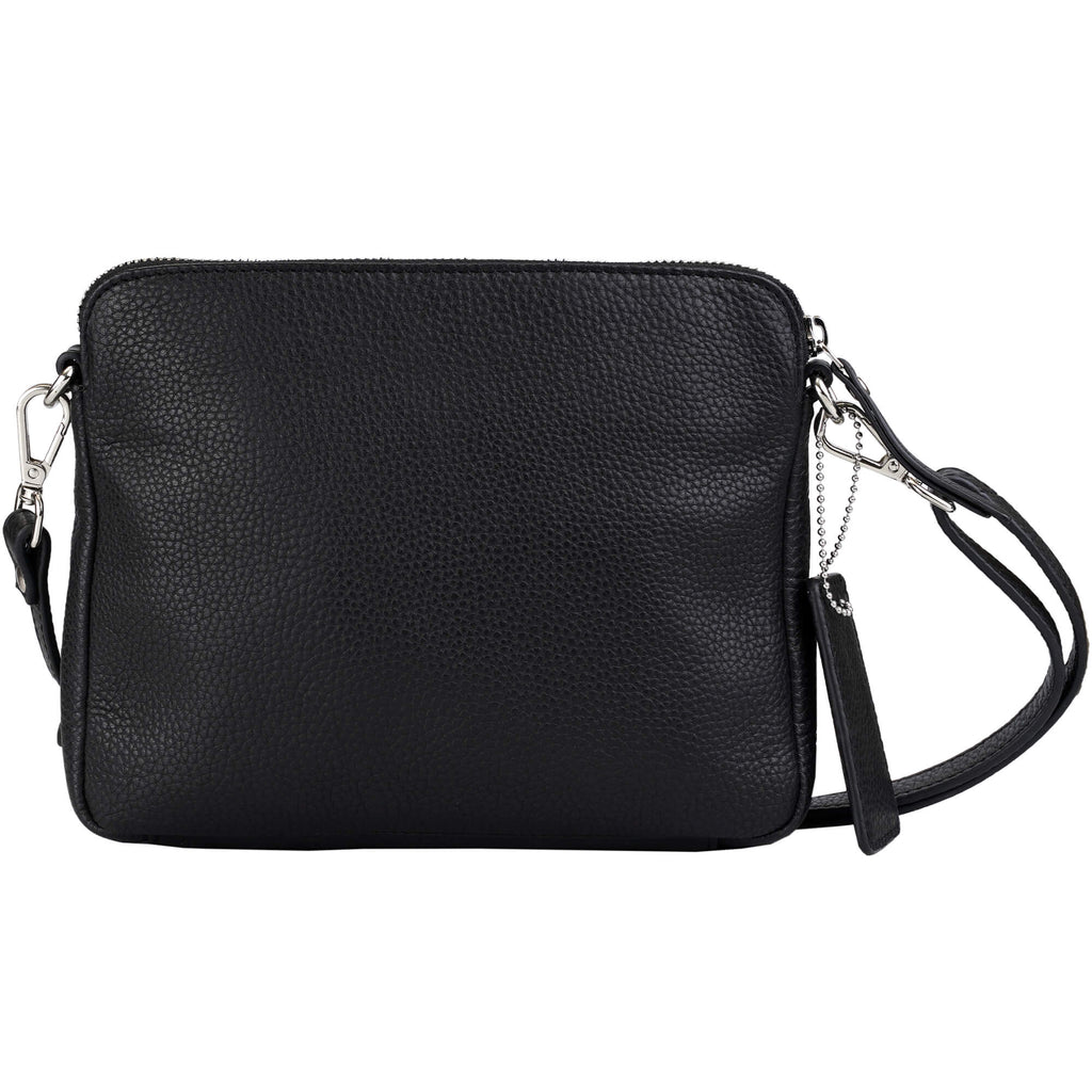 Mancini Pebbled Petit sac à bandoulière Valerie HBP1075 | Cuir - Boutique du Cordonnier