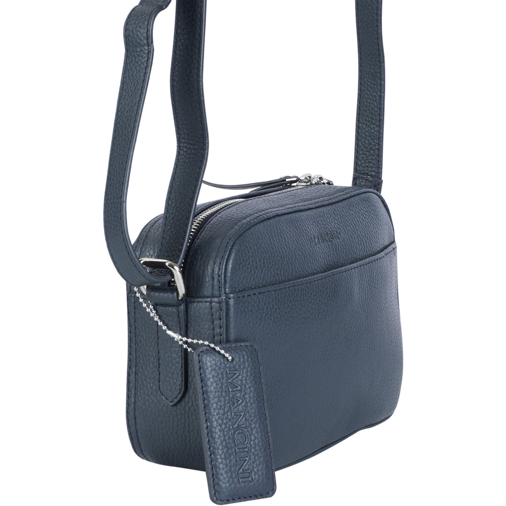 Mancini Pebbled Sac à bandoulière porté croisé Clara PBH1067 | Cuir - Boutique du Cordonnier