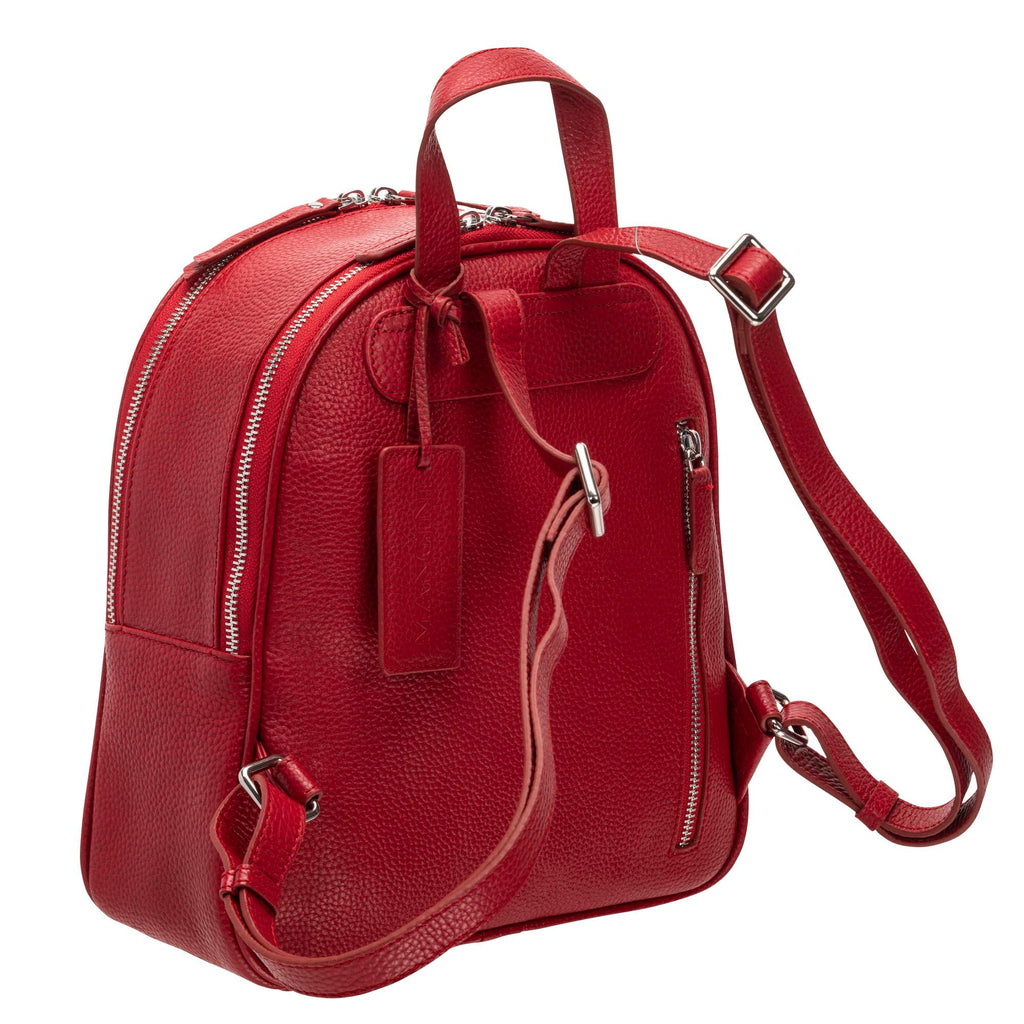 Mancini Pebbled Sac à dos Audrey HBP1060 | Cuir - Boutique du Cordonnier