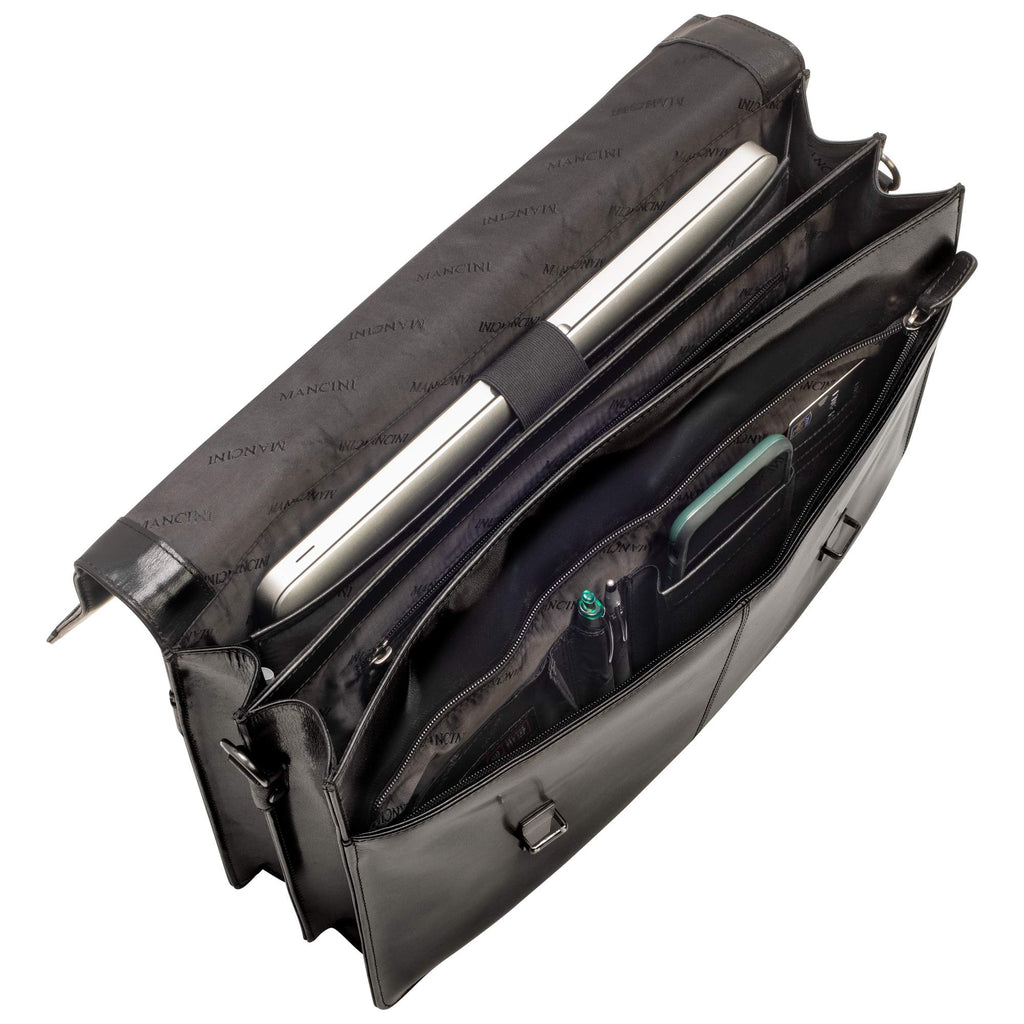 Mancini Porte-Document pour Portable 15.6po 99-5434 | Cuir - Boutique du Cordonnier