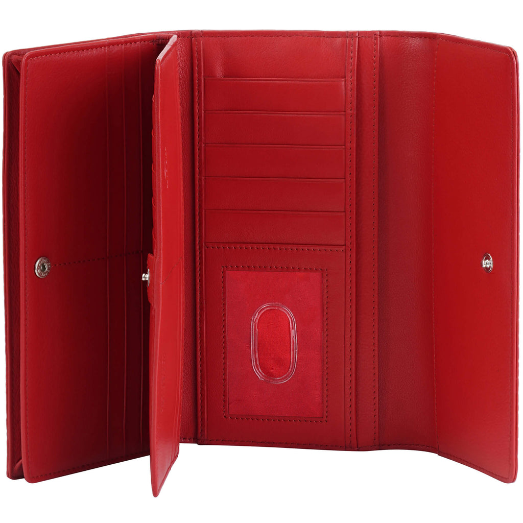 Mancini Portefeuille quadripliant Croco2 RFID 6900369 | Cuir - Boutique du Cordonnier
