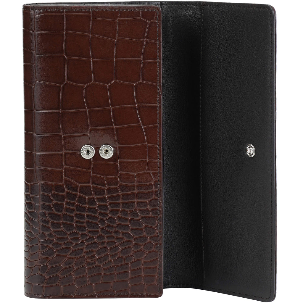 Mancini Portefeuille quadripliant Croco2 RFID 6900369 | Cuir - Boutique du Cordonnier