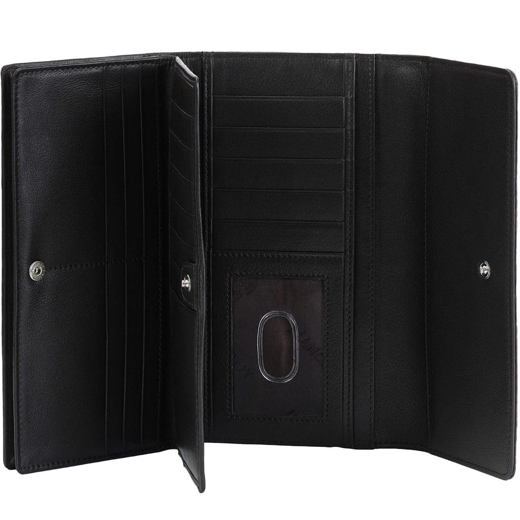 Mancini Portefeuille quadripliant Croco2 RFID 6900369 | Cuir - Boutique du Cordonnier