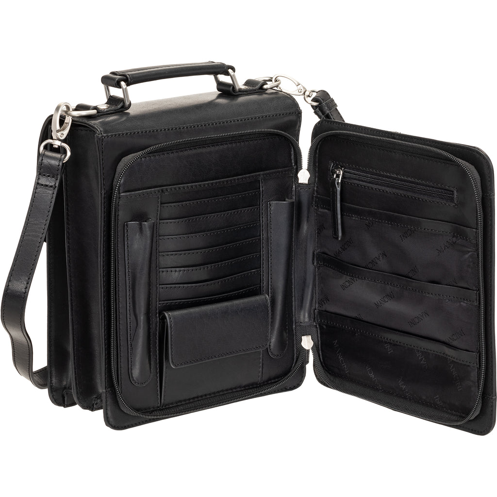Mancini Sac unisexe Buffalo avec organisateur arrière 99-5407 | Cuir - Boutique du Cordonnier