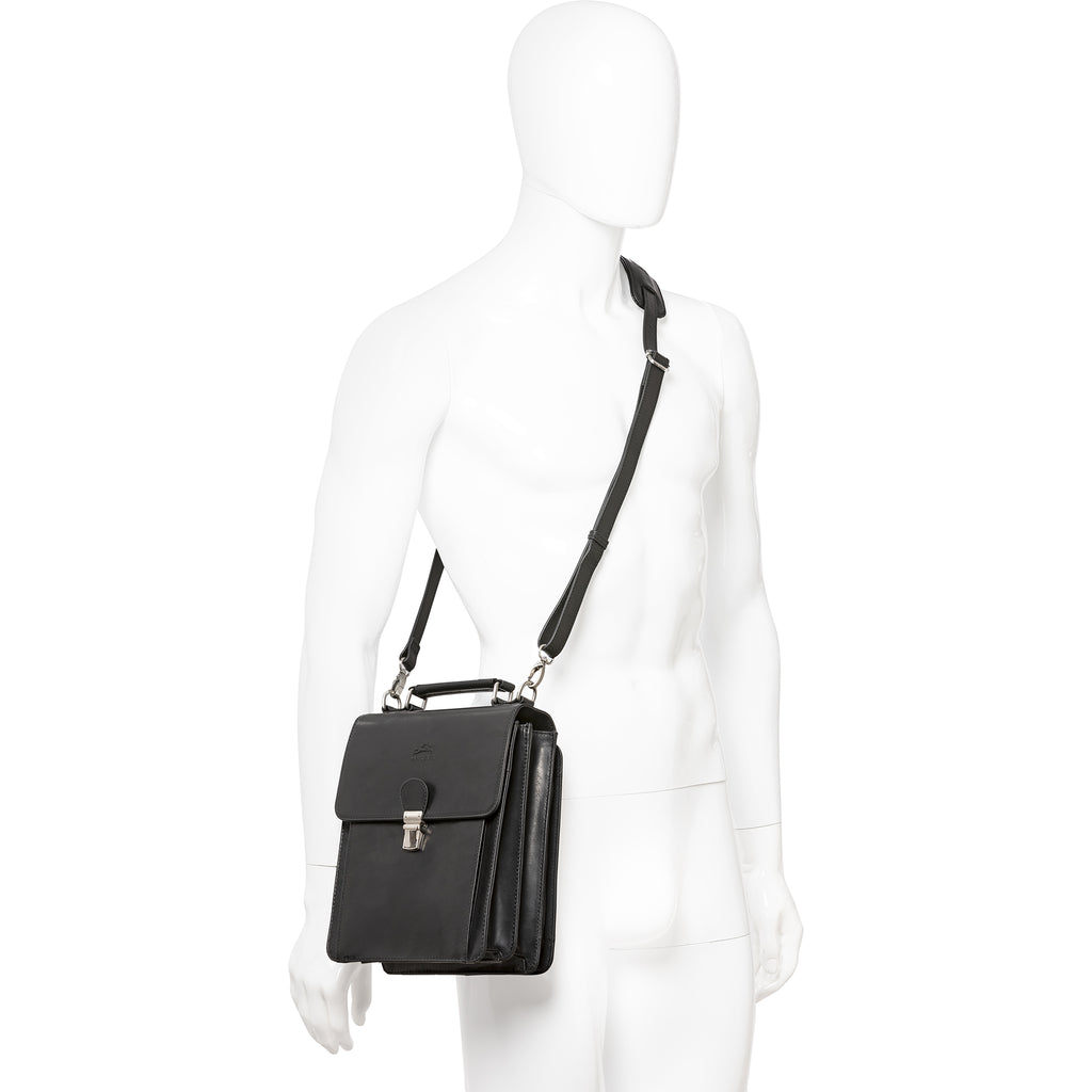 Mancini Sac unisexe Buffalo avec organisateur arrière 99-5407 | Cuir - Boutique du Cordonnier