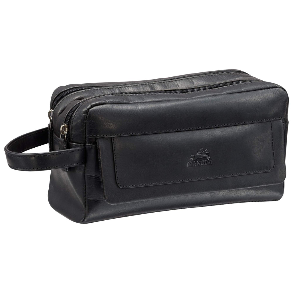 Mancini Trousse de toilette avec deux compartiments 99-54201 | Cuir - Boutique du Cordonnier