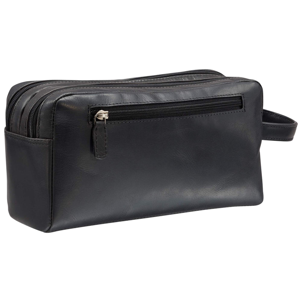 Mancini Trousse de toilette avec deux compartiments 99-54201 | Cuir - Boutique du Cordonnier