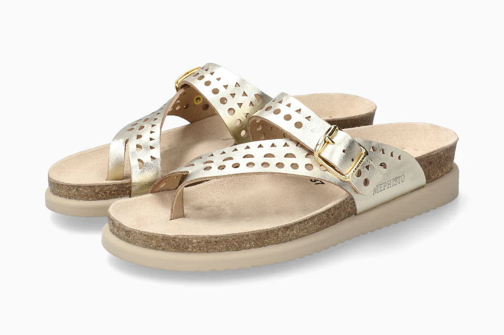 Mephisto HELENA PERF Gold 17302 - Boutique du Cordonnier