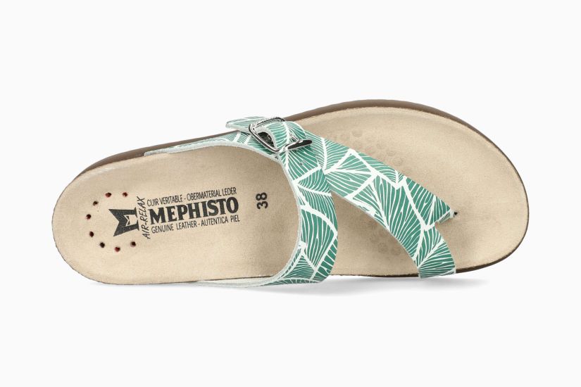 Mephisto HELEN Green Panama 32128 - Boutique du Cordonnier