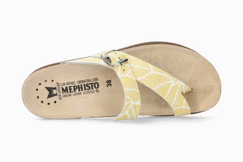 Mephisto HELEN Yellow Panama 32189 - Boutique du Cordonnier