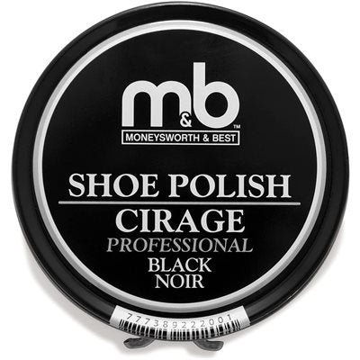 Gray shoe polish store
