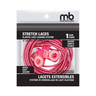 Moneysworth-Best LACETS EXTENSIBLES | Système de serrage des lacets élastiques | Couleurs Assorties - Boutique du Cordonnier