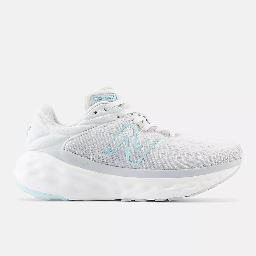 New Balance W840FCO Gris quartz/Bleu virtuel/Cyan brillant | Espadrilles de course - Boutique du Cordonnier