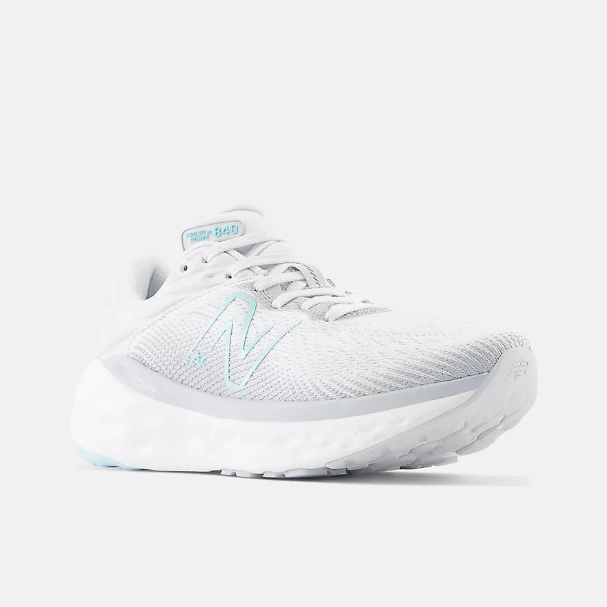 New Balance W840FCO Gris quartz/Bleu virtuel/Cyan brillant | Espadrilles de course - Boutique du Cordonnier