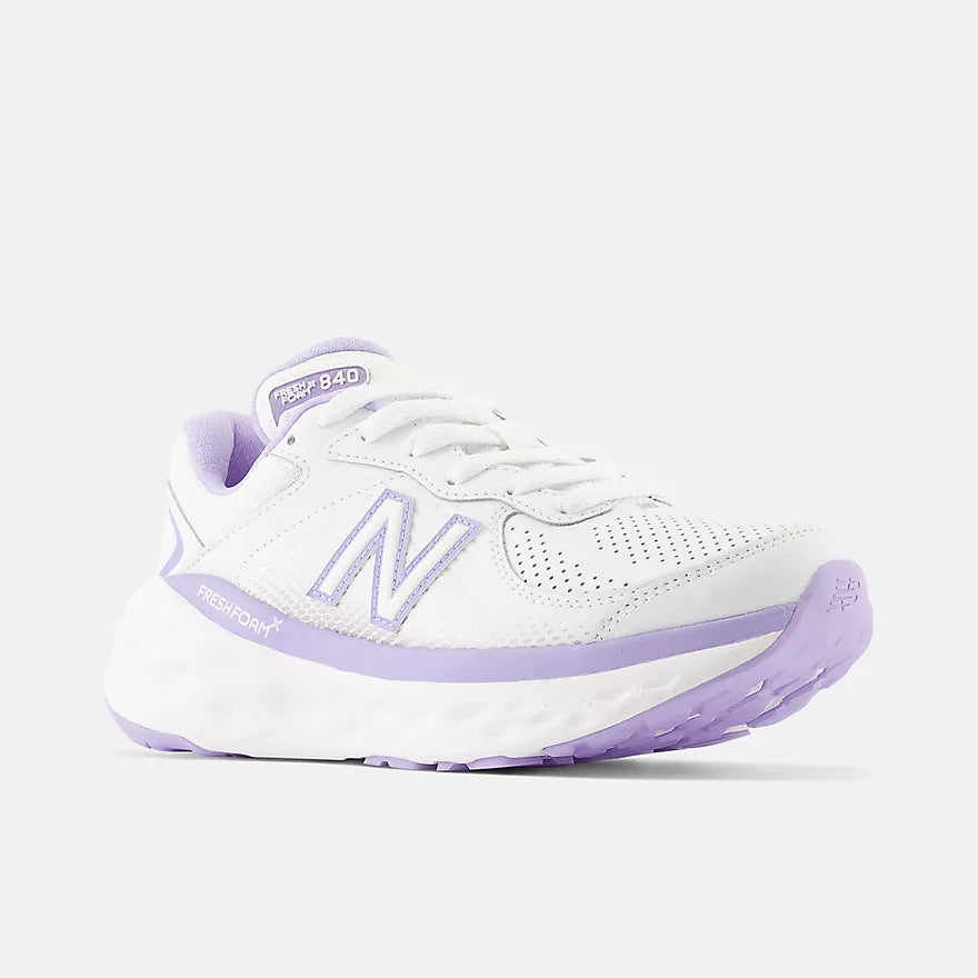 New Balance WW840FW1 Blanc/Violet | Espadrilles de marche - Boutique du Cordonnier
