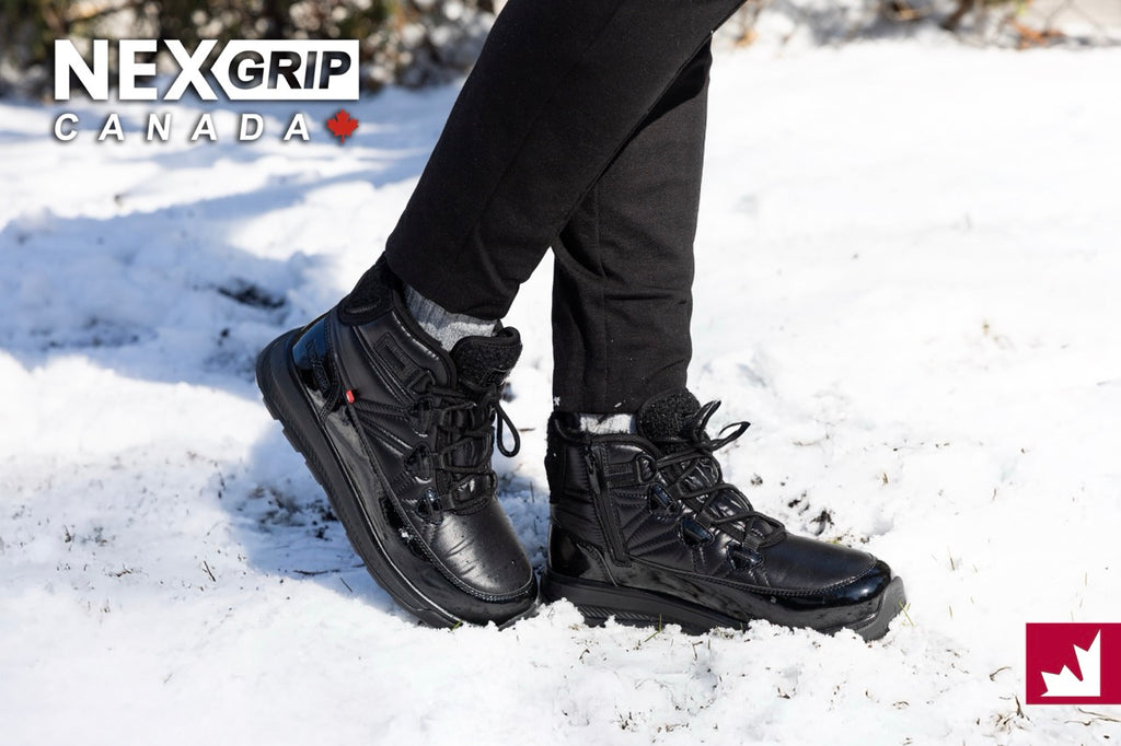 NexGrip Ice Wonder Mid G2E0361ALL4 All Black - Boutique du Cordonnier