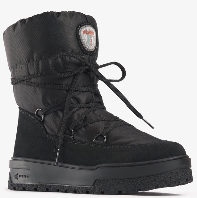 Olang CALIXA Nero | Bottes d'hiver à crampons - Boutique du Cordonnier