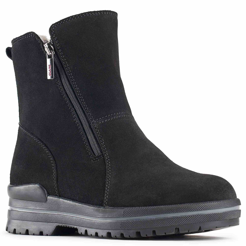 Olang DAMA Nero | Bottes d'hiver à crampons - Boutique du Cordonnier