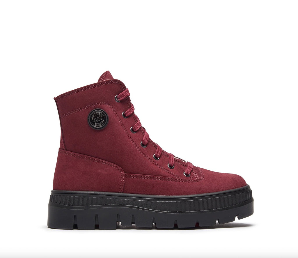 Olang GLEE Bordo | Bottes d'hiver à crampons - Boutique du Cordonnier