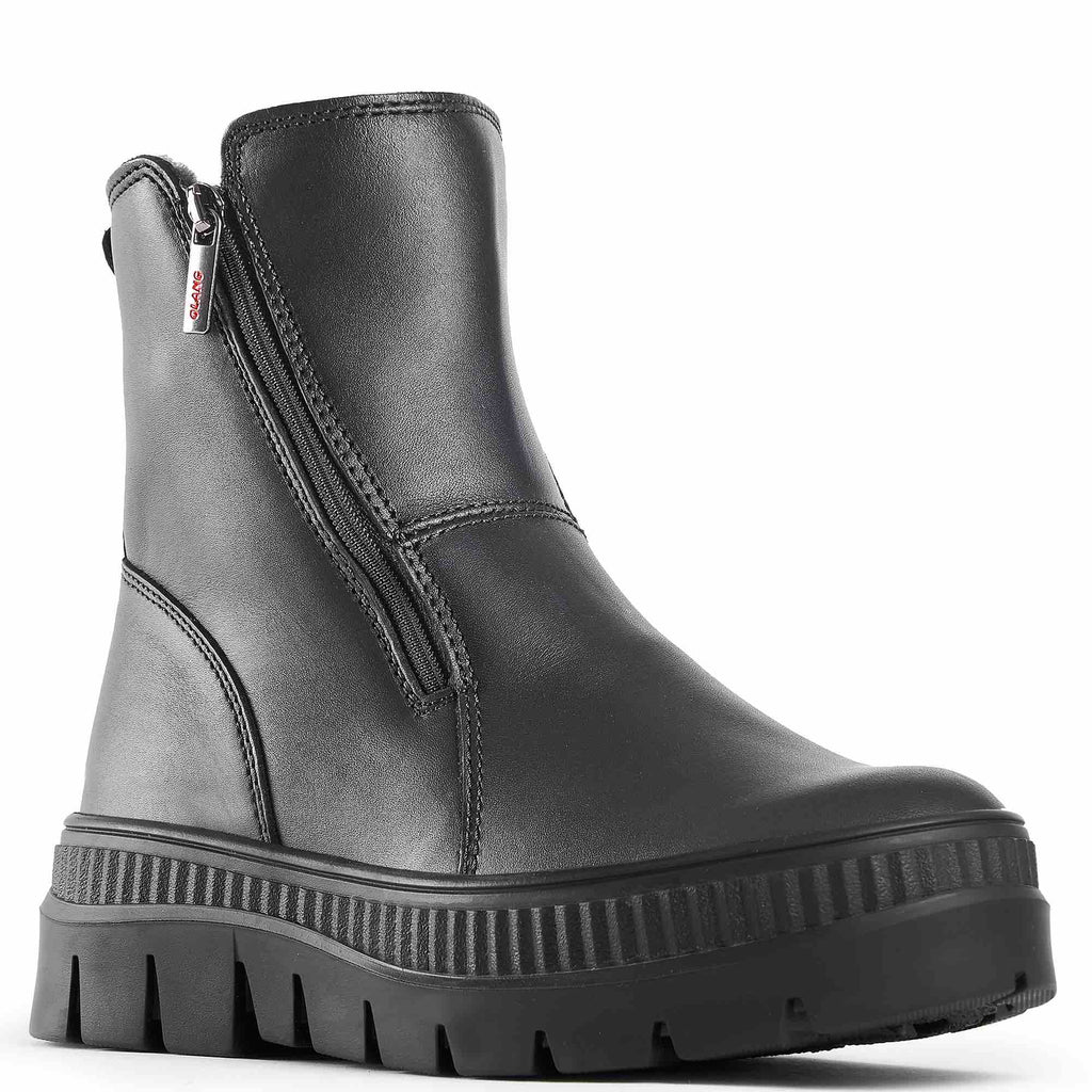 Olang METRIC Nero | Bottes d'hiver à crampons - Boutique du Cordonnier