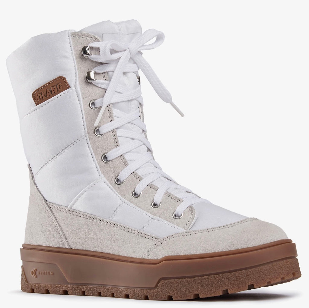 Olang MIDNIGHT Bianco | Bottes d'hiver à crampons - Boutique du Cordonnier