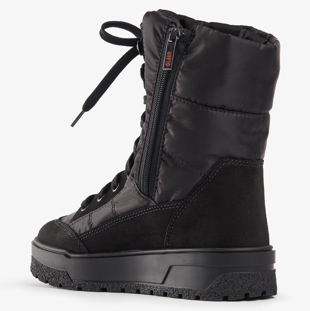 Olang MIDNIGHT Nero | Bottes d'hiver à crampons - Boutique du Cordonnier